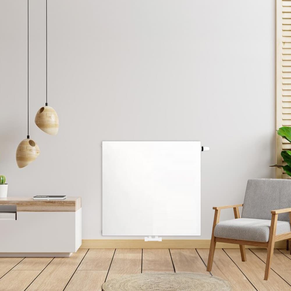 H90 x B80 T22 - Paneelradiator C8 vlakke voorzijde Wit