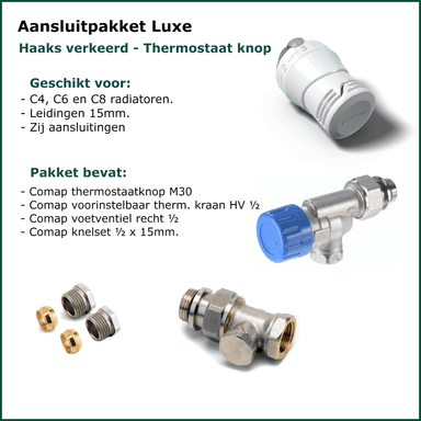 Set 4 - Zij Aansluitset HV - Luxe