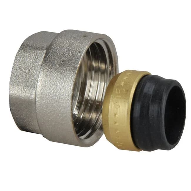TR-91/A adaptor 3/4 euro.x 15mm vernikkeld
