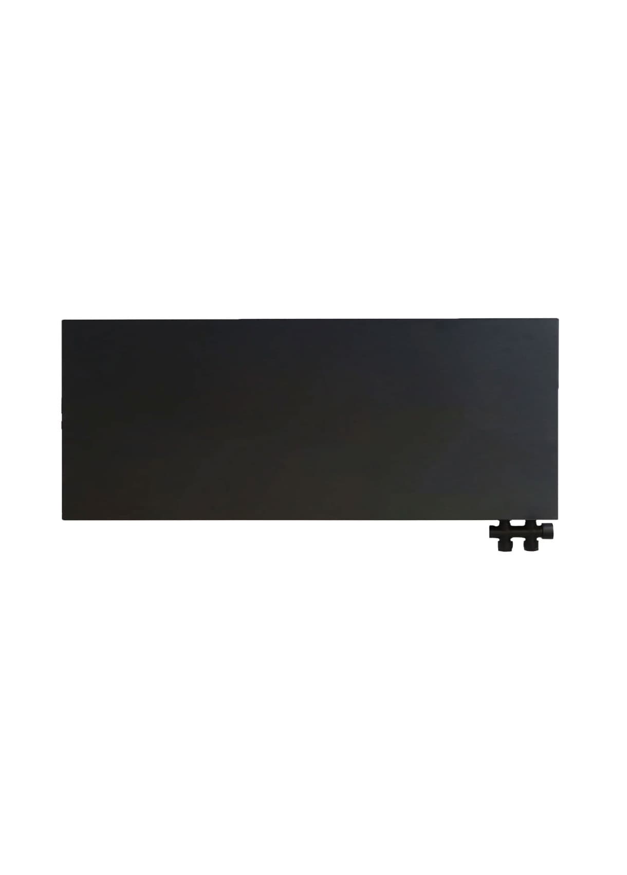 H50 x B60 T11 - Paneelradiator C6 Vlakke voorzijde Mat Zwart