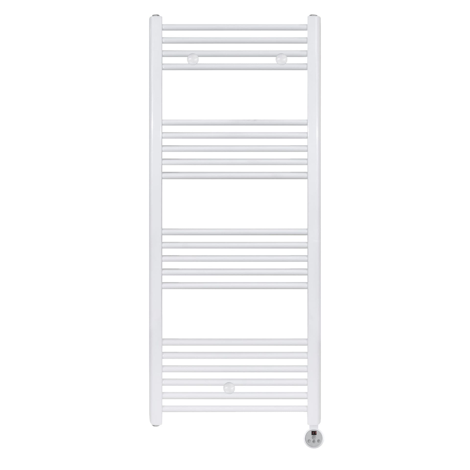 H120 x B50 cm - elektrische handdoekradiator 413 Watt - Wit