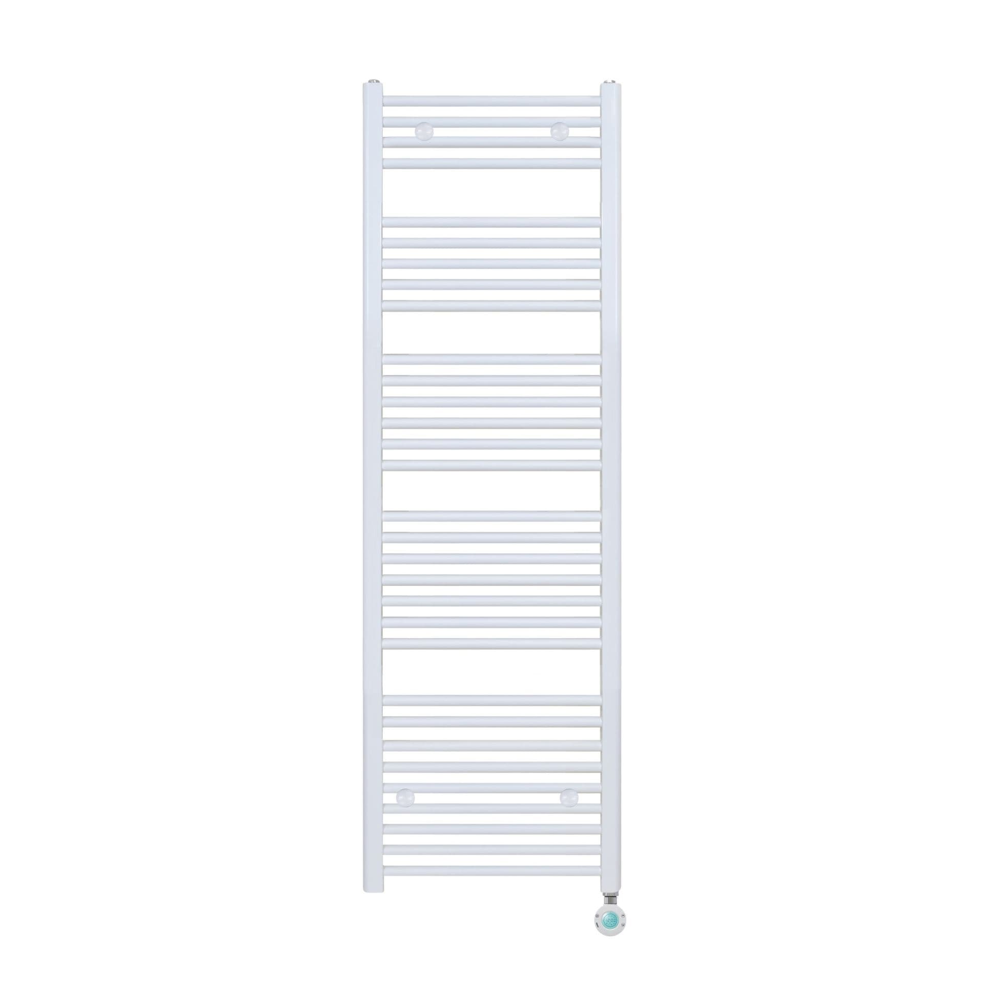 H180 x B55 cm - elektrische handdoekradiator 900 Watt - Wit