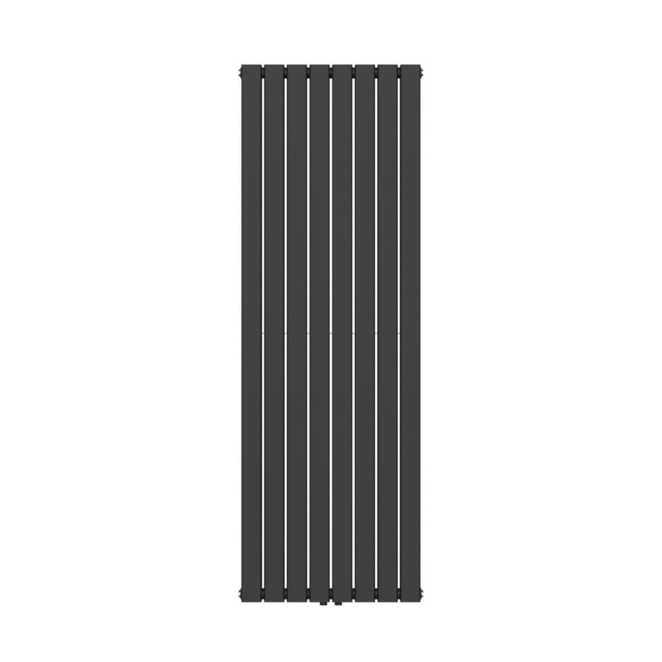 Verticale designradiator - H180 x B60 cm - middenaansluiting Zwart - 2164 Watt