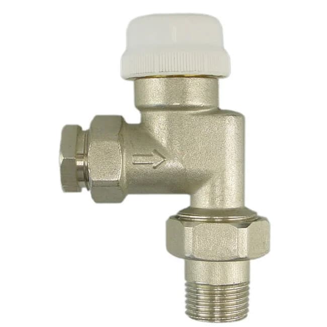 thermostatisch ventiel zonder knop 1/2 axiaal+adaptor