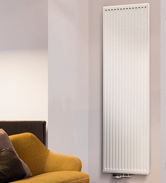 Verticale radiator wit
