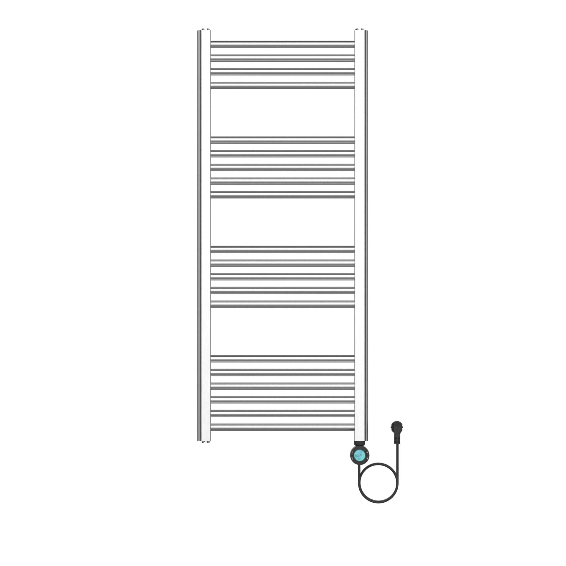 H120 x B50 - elektrische-Handdoekradiator 700W geborsteld RVS
