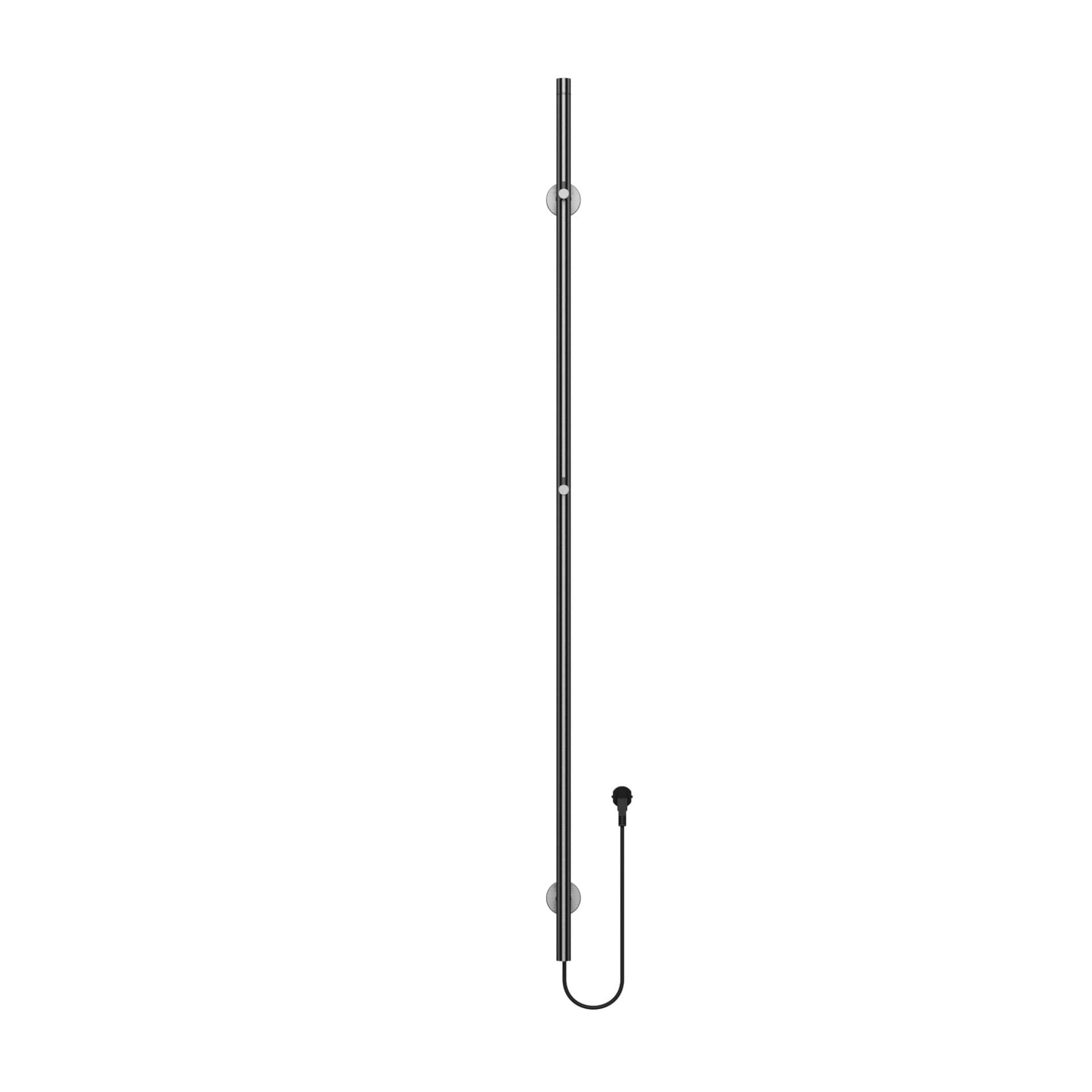 Elektrısche Enkele Staaf Handdoekradiator Gunmetal