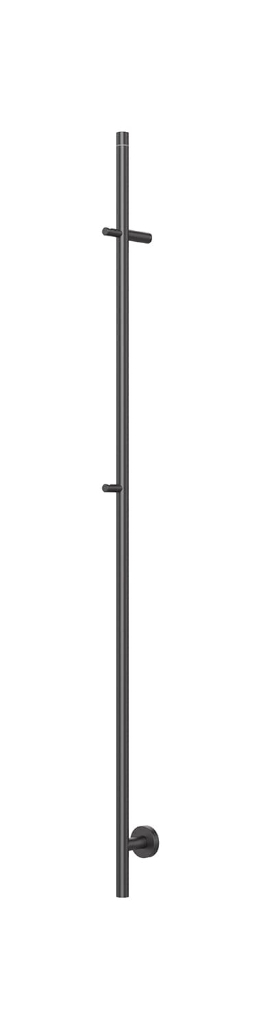 Callista elektrische staafhanddoekradiator 60 Watt 150 cm gunmetal PVD